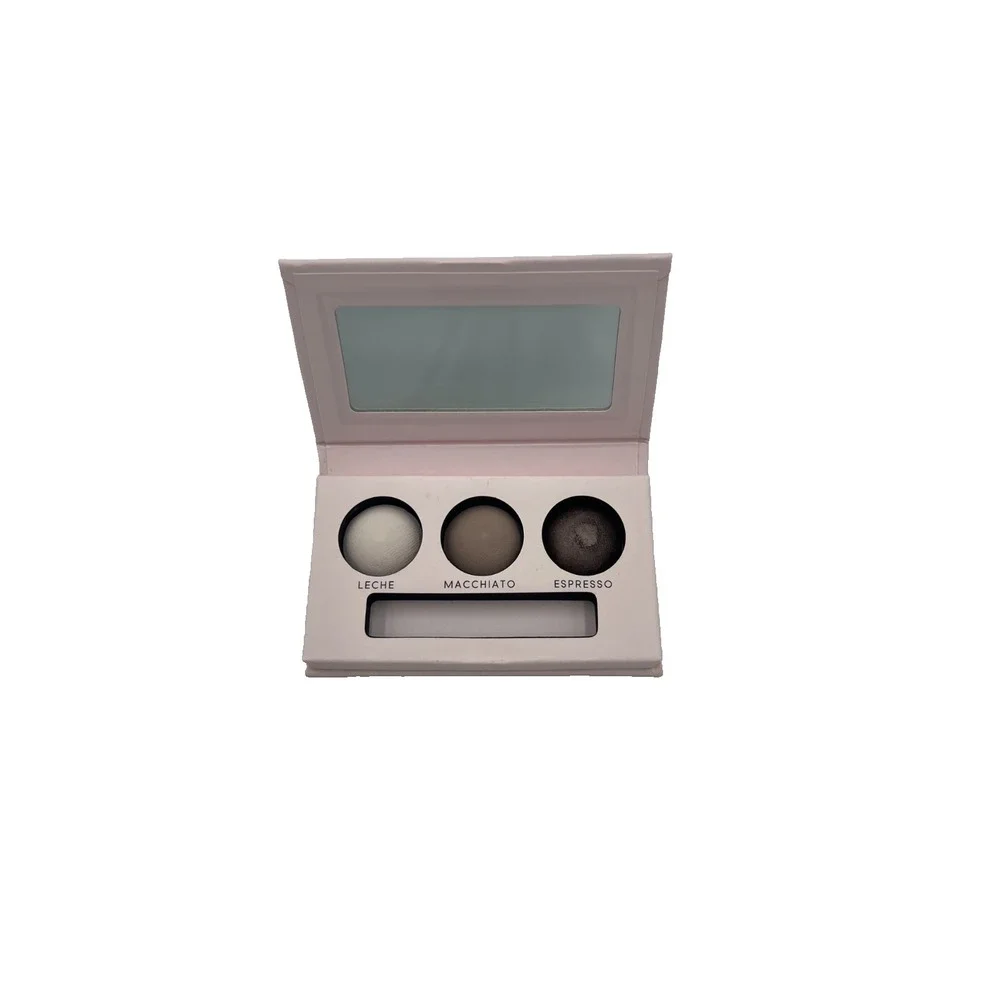 Laura Geller Eye Shadow Three Palette Leche Macchiato Espresso 0.01 oz‎ No Box